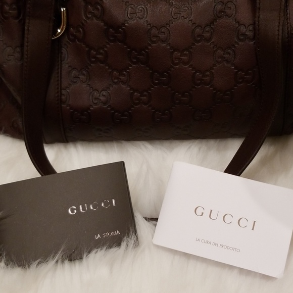 Gucci Guccissima Satchel Handbag - Picture 5 of 10
